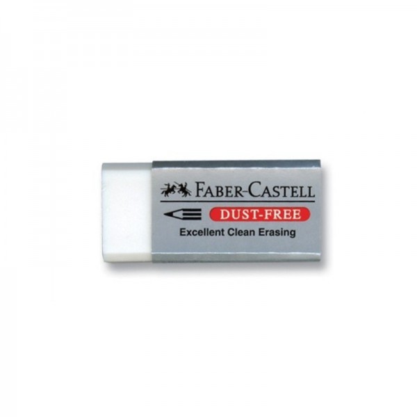 Γόμες Faber Castell Dust Free Λευκή Μικρή