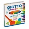 Μαρκαδόροι ζωγραφικής Λεπτοί Giotto Turbo Color 24τμχ