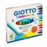 Μαρκαδόροι ζωγραφικής Χοντροί Giotto Turbo Μaxi 12τμχ