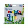 Μαρκαδόροι Carioca Cromatex Fabric 12 χρωμ