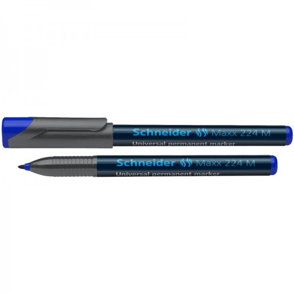 Μαρκαδόρος διαφανειών Schneider 1.0mm M Maxx 224 Permanent ΜΠΛΕ