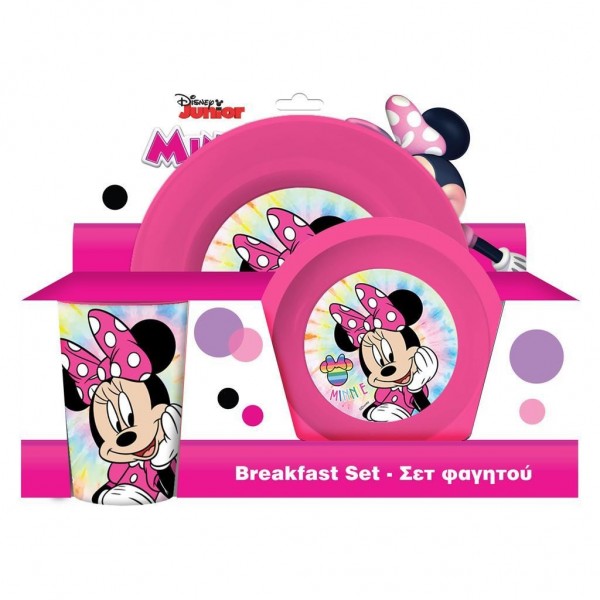 Σετ Φαγητού- Πρωινού Disney Minnie Mouse 3τμχ