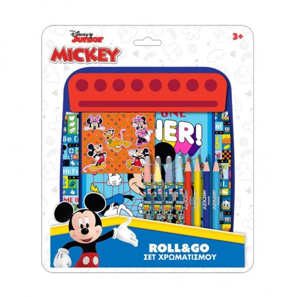 Σετ χρωματισμού Roll & Go Mickey- Minnie