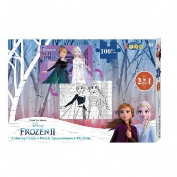 Puzzle χρωματισμού Frozen 2...