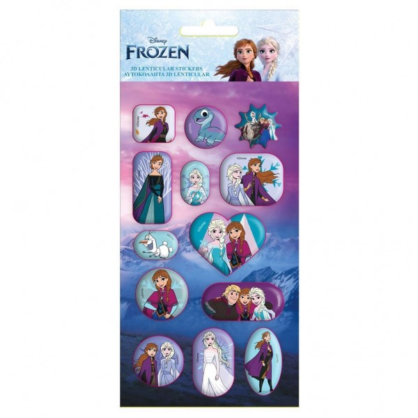 Αυτοκόλλητα 3D Lenticular Disney Frozen 2 10x22 εκ.