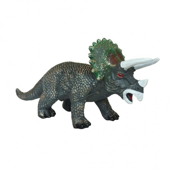 Δεινόσαυρος Τρικερατόπας μινιατούρα με ήχο Luna Toys 30x10x14 εκ.