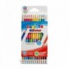 Ξυλομπογιές Carioca BICOLOR 12 τμχ (24 χρώματα)
