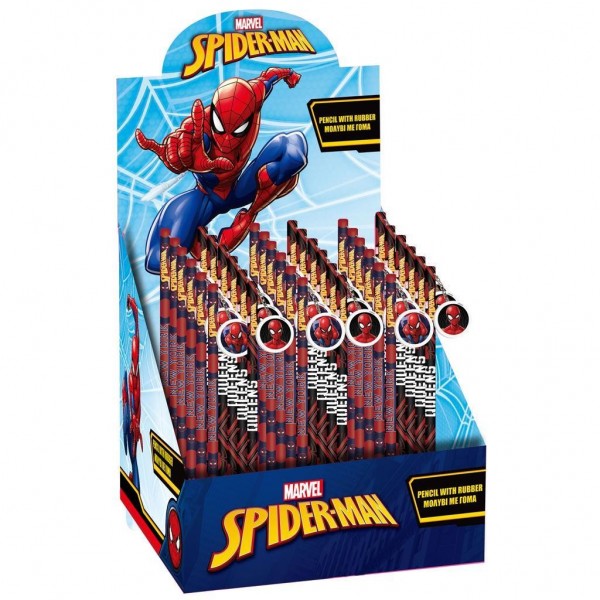 Μολύβι με Γόμα Spiderman 2 Σχέδια