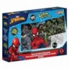 Παζλ Χρωματισμού Spider - Man Luna Toys 2 Όψεων Glow In The Dark 100 Τμχ. 49x36εκ.
