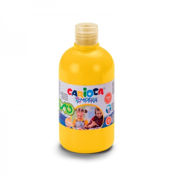 Τέμπερα Carioca Μπουκάλι 500ml PRIMARY YELLOW