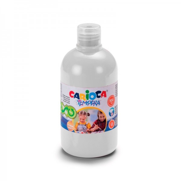 Τέμπερα Carioca Μπουκάλι 500ml WHITE