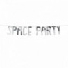 Πανό Banner Space - Space Party.Ασημί.  13x96cm