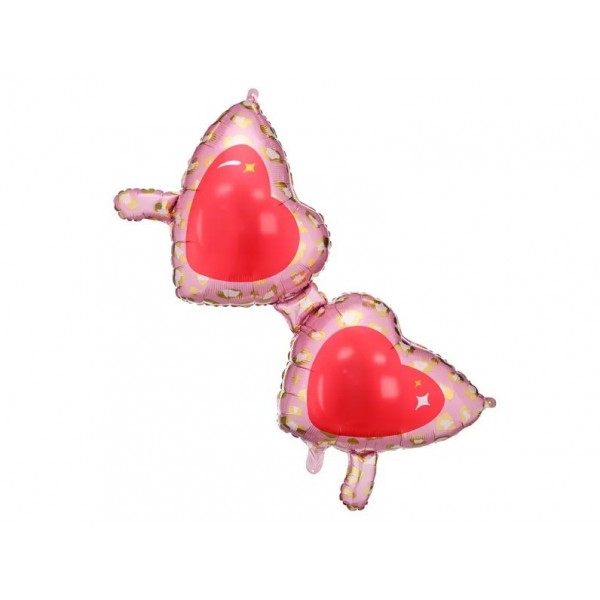 Μπαλόνι από αλουμινόχαρτο Γυαλιά καρδιάς. 115.5x52 cm