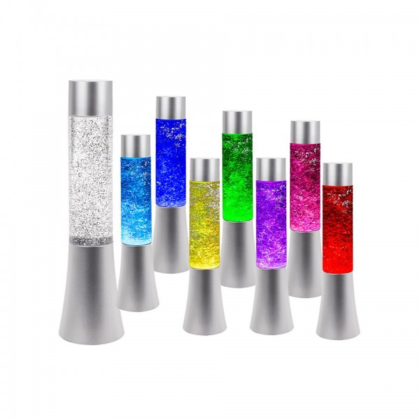 Φωτιστικό Glitter με LED αλλαγής χρώματος. 34 εκ