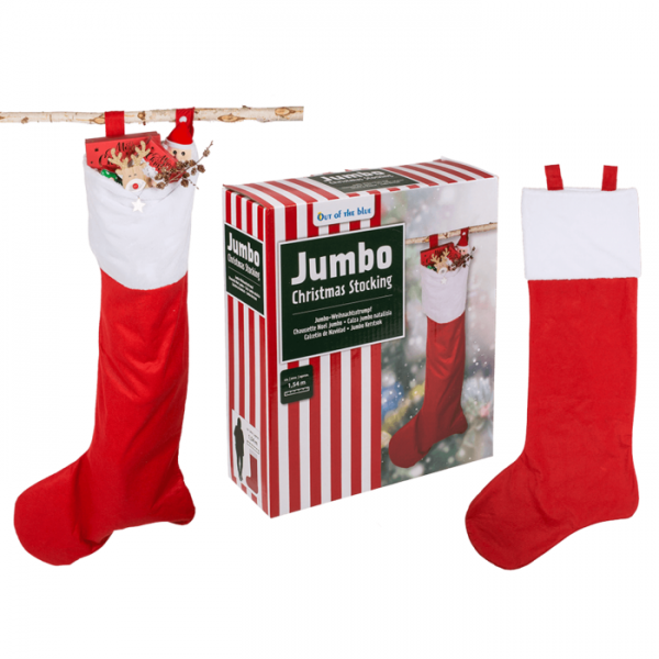 Χριστουγεννιάτικη κάλτσα Jumbo. 1. 54 m. σε συσκευασία δώρου