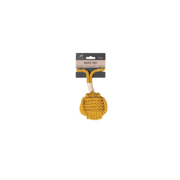 Dog Rope Toy - Yellow