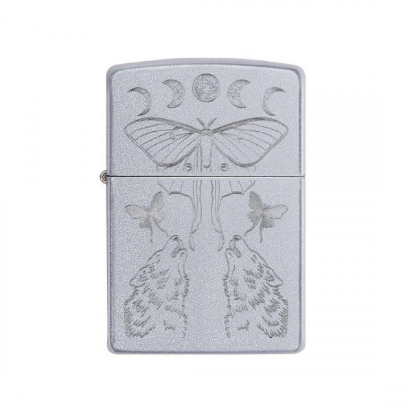 Αναπτήρας Zippo Butterfly and Wolf Design