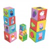 Εκπαιδευτικοί Κύβοι Πύργος Peppa Pig 10Τμx. Luna Toys