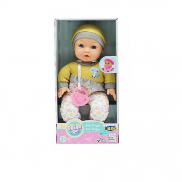 Κούκλα Μωρό 30 εκ. Maggie 3 Σχέδια Luna Toys