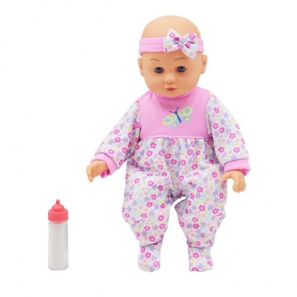 Κούκλα Μωρό 35 εκ. με  Ήχο 2 Σχέδια Luna Toys
