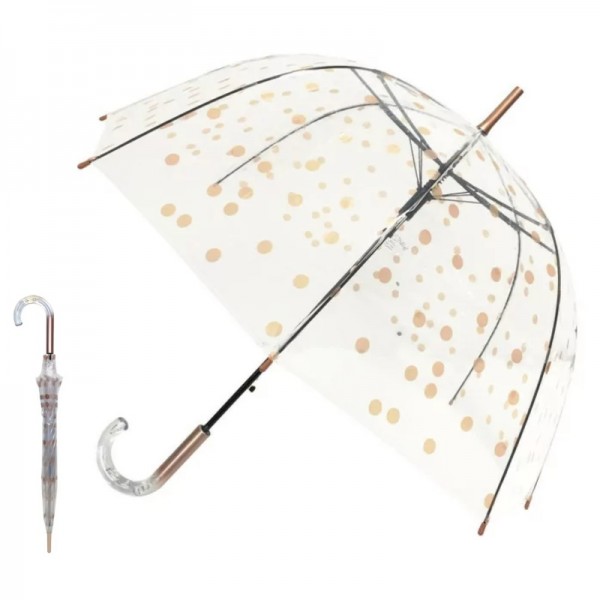 Ομπρέλα Διάφανη Αυτόματη POIS (μήκος 85cm διάμετρος 85cm)