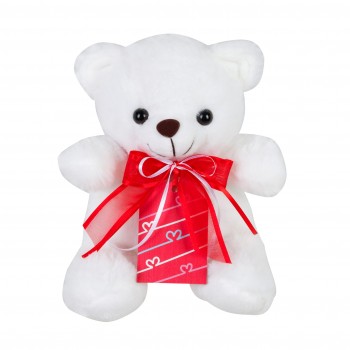 Αρκουδάκι Λευκό με ταμπέλα...