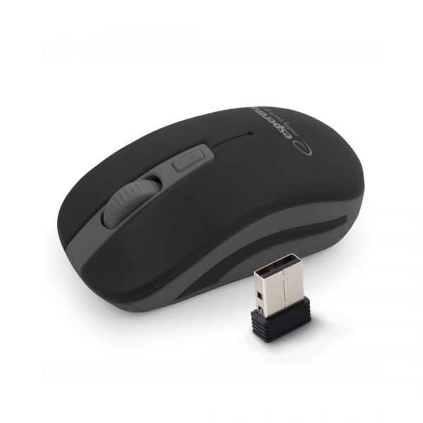 Mouse ESPERANZA WIRELESS OPTICAL URANUS Μαύρο-Γκρι