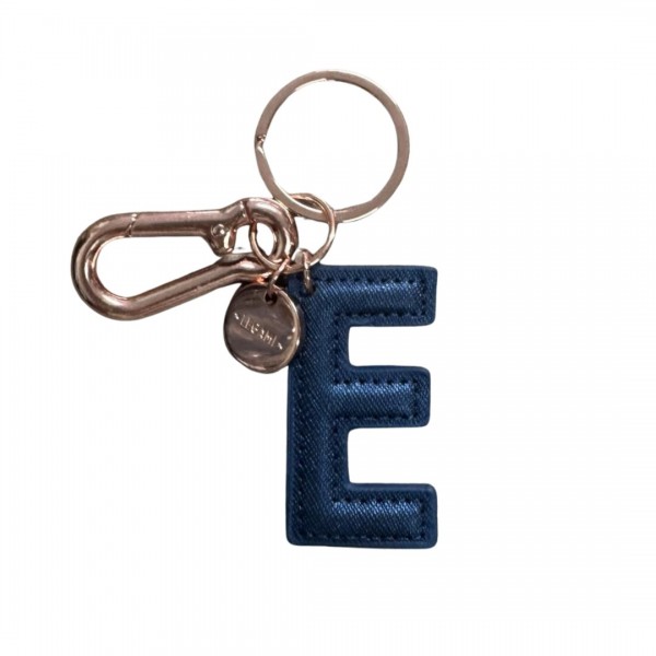 Μπρελόκ MY INITIAL KEY RING - Ε - BLUE LEGAMI