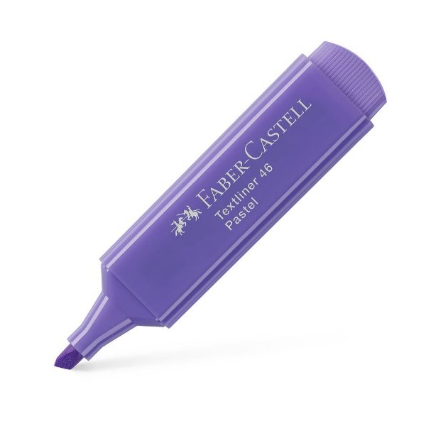 Μαρκαδόρος Υπογράμμισης FABER CASTELL Textliner 46 PASTEL ΜΩΒ