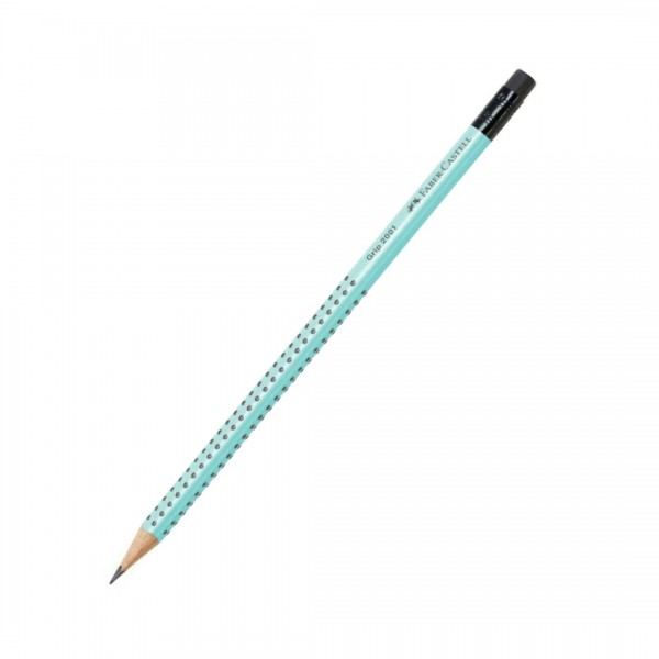 Μολύβι Faber Castell Grip HB MINT με γόμα