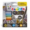 Μαρκαδόροι CARIOCA Σετ Λεπτοί METALLIC 8 χρωμ.