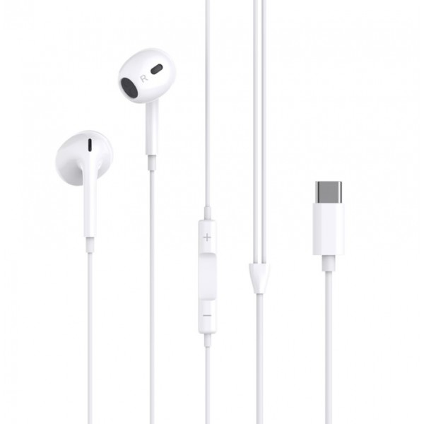 Ακουστικά Earphone TYPE C XO EP74 WHITE