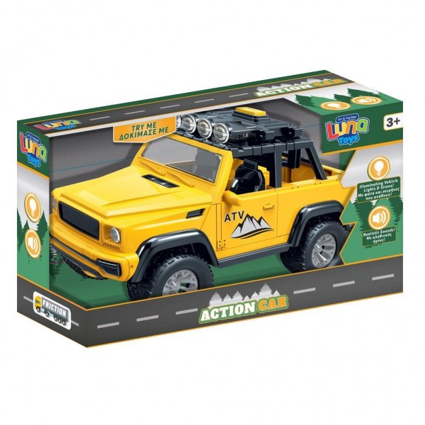 Όχημα ΤΖΙΠ AVT Friction Luna Toys 1:16 με φως και ήχο 28,5x12,5x17,5 εκ.