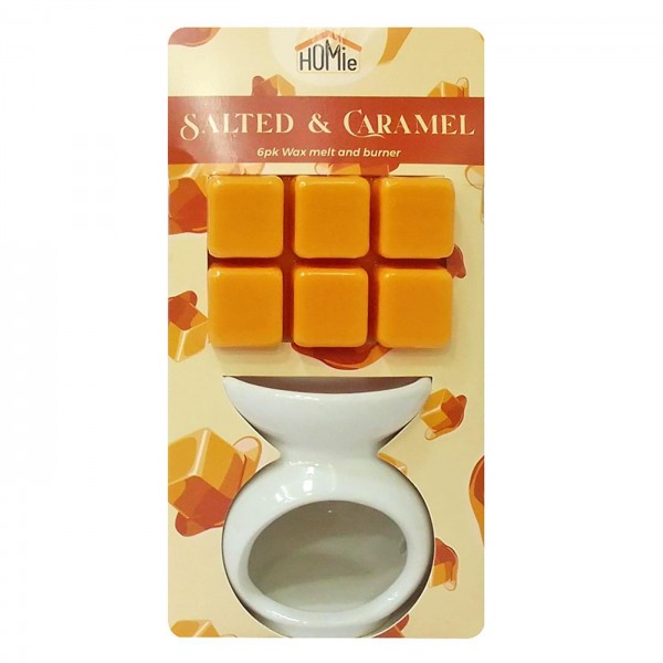 Αρωματιστής Βάση με αρωματικό Wax Melt SALTED CARAMEL 6 κύβοι