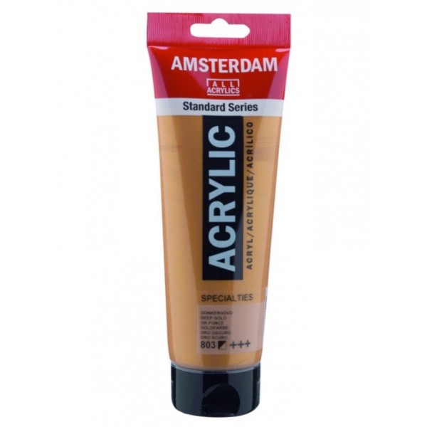 TALENS Χρώματα Ακρυλικά AMSTERDAM 120ml METALIC DEEP GOLD N.803