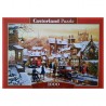 Παιχνίδι Puzzle CASTORLAND Vintage Winterland 1000τμχ