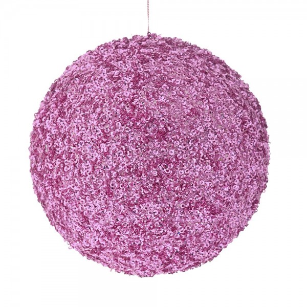 Ροζ GLITTER Foam ΜΠΑΛΑ 10εκ