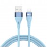 Καλώδιο BWOOD SILICONE USB A/LIGHTNING 3A X-280L BLUE