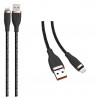 Καλώδιο DEVIA USB TYPE A to LIGHTNING 1,5m 2.4A