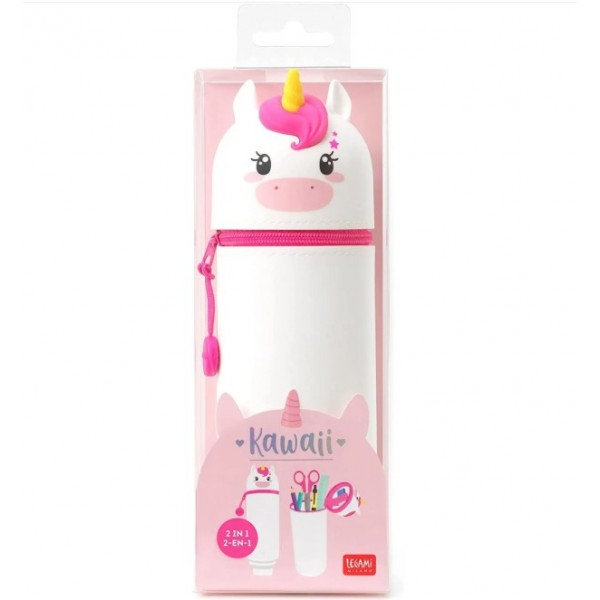 Κασετίνα Σιλικόνης 2 σε 1 LEGAMI Kawaii UNICORN