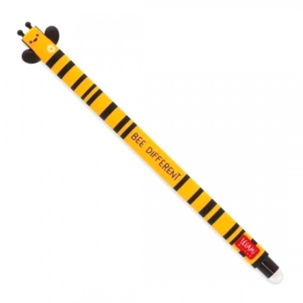 Στυλό Gel με Γόμα LEGAMI Erasable BEE Μαύρο Μελάνι 0.7mm