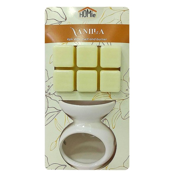 Βάση με Αρωματικό Wax Melt ΒΑΝΙΛΙΑ 6 Κύβοι
