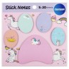 Σελιδοδείκτες Centrum Χάρτινοι UNICORN 37x27mm & 70x60mm (5χ20φυλ.)