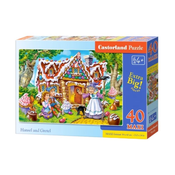 Παζλ CASTORLAND Hansel and Gretel 40τμχ (590x400mm)
