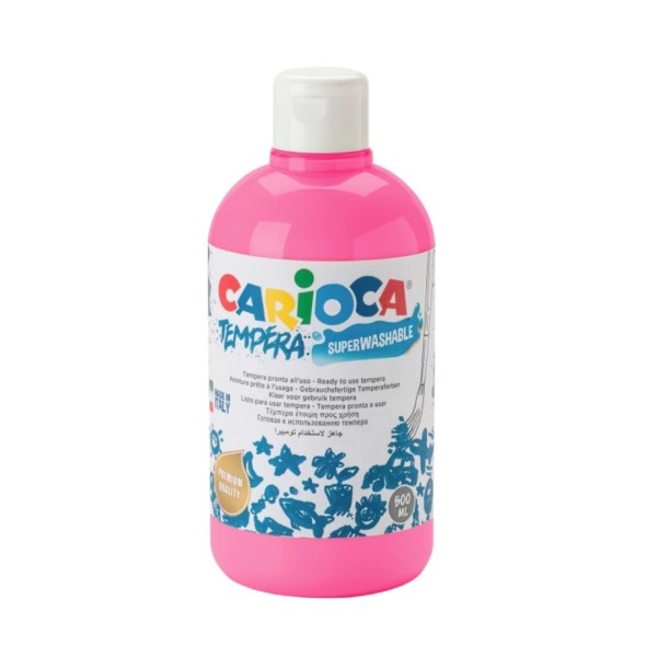 Τέμπερα Carioca Μπουκάλι 500ml PINK