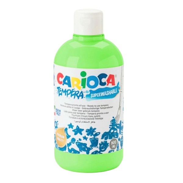 Τέμπερα Carioca Μπουκάλι 500ml LIGHT GREEN