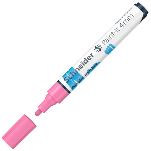 Μαρκαδόρος Schneider PAINT-IT 320 (4mm) ΡΟΖ