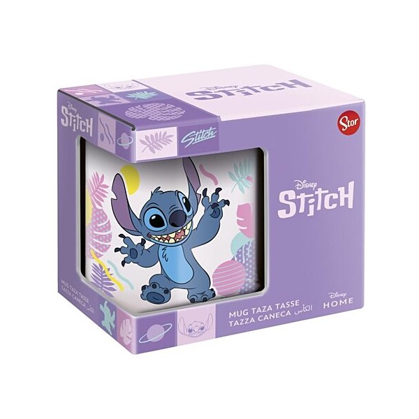 Κεραμική Κούπα σε συσκευασία Δώρου STITCH "Hawaian Flower"