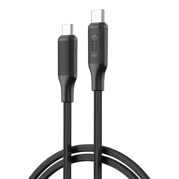 Καλώδιο XO USB TYPE C TO C 1m 60W BLACK (NB-Q265B)
