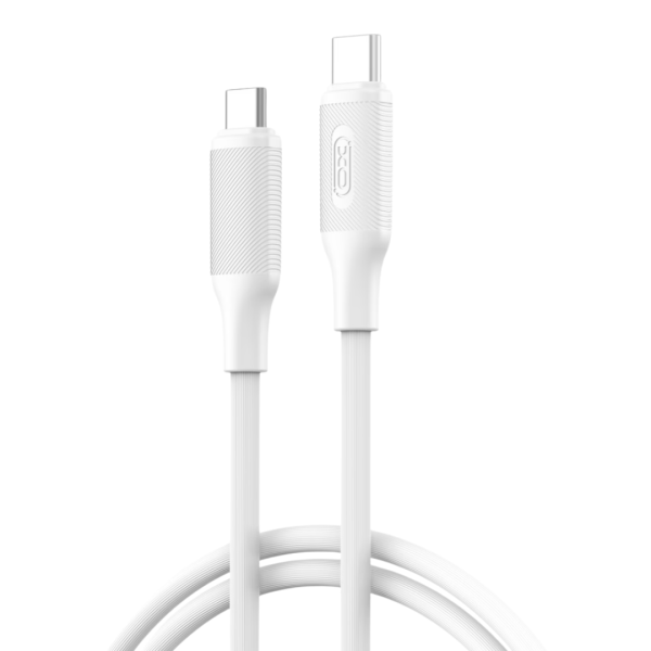 Καλώδιο XO USB TYPE C TO C 1m 60W WHITE (NB-Q265B)